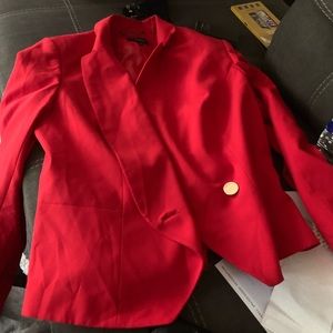 Red blazer